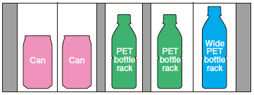 配有三柱PET瓶架